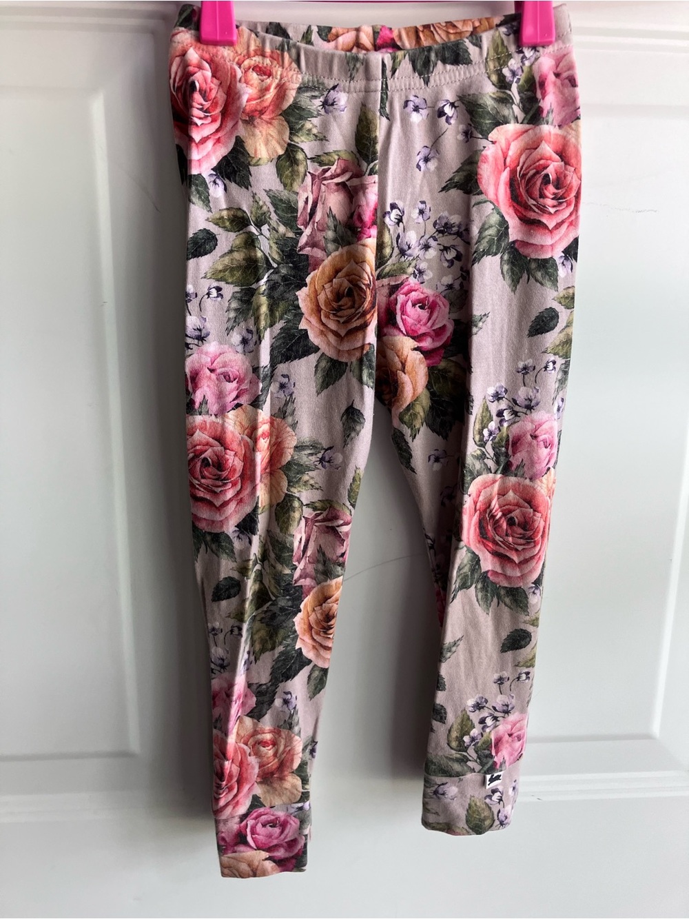 Little & lively antique floral bamboo leggings pants 2T